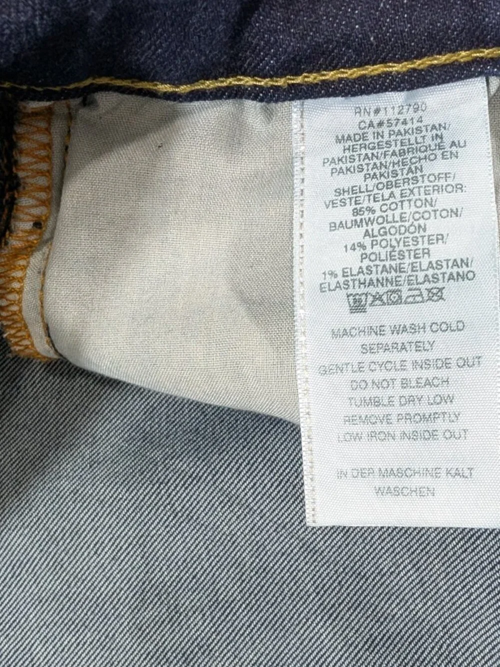 Originals By True Religion Men's Rocco Relaxed Skinny Jeans Size 40x32 Rare